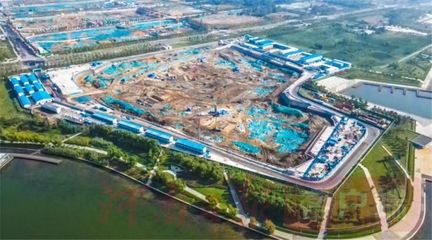 空中絲路中心永久會址項目為國慶獻(xiàn)禮